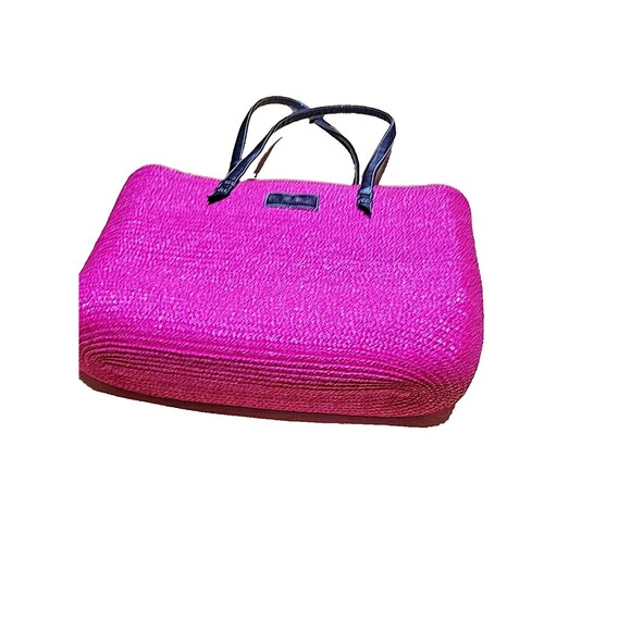 Magid Women's Handbag: Hot Pink Beach Theme, Large Size, Lightweight - Picture 2 of 5